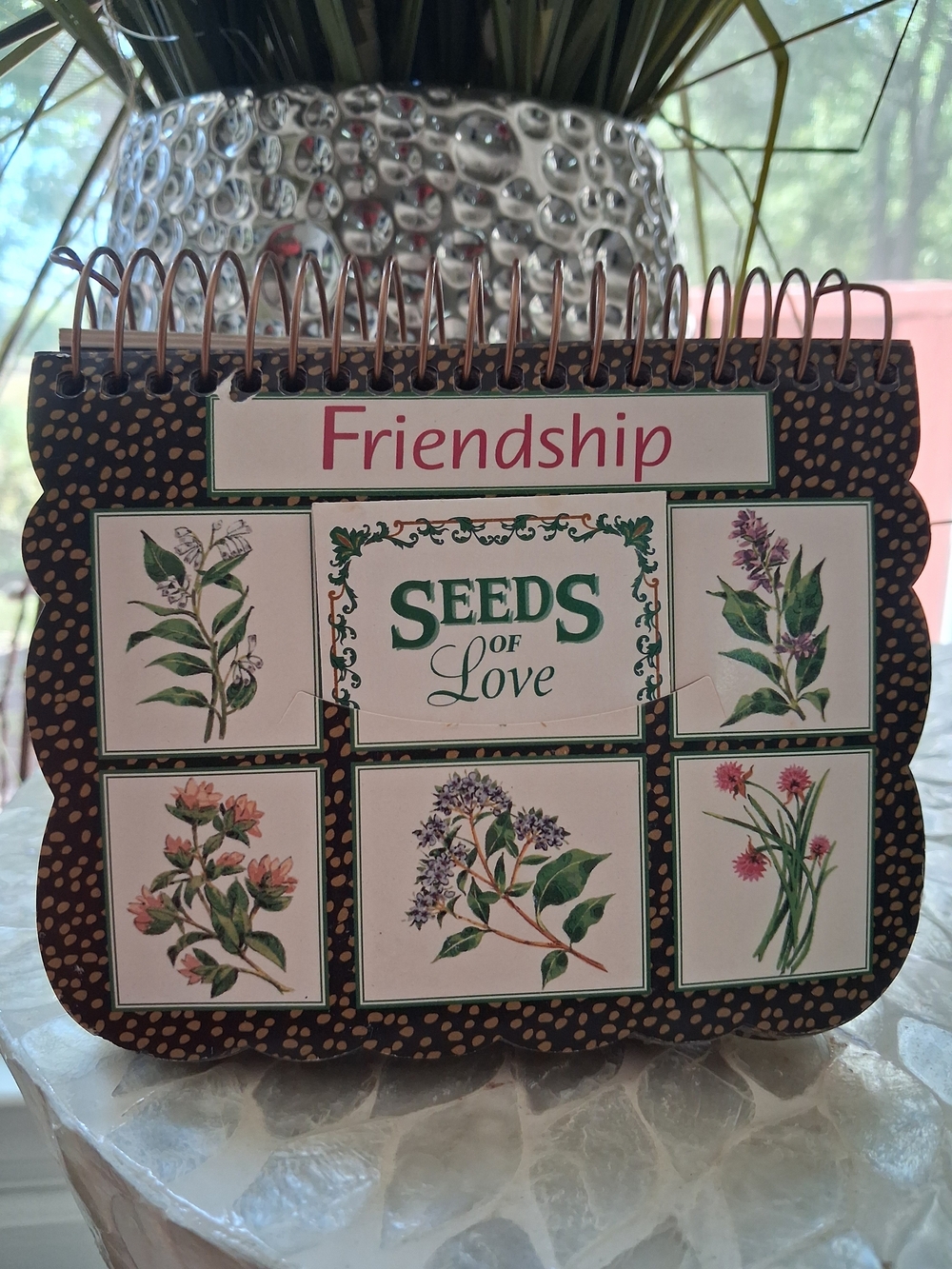 Seeds of Love Friendship Desk Flip Calendar